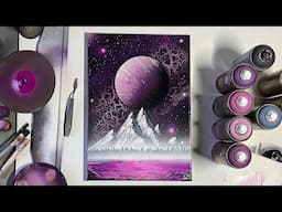 Pink flash - Painting tutorial with Spray Paint