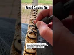 How to Add Contrast to Your Wood Carvings #woodworking