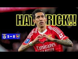 Di maria HAT-TRICK With Stunning Bi Cycle Kick Goal Vs Estrella da Amadora 2024.