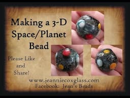 Creating a Planet Space bead by Jeannie Cox