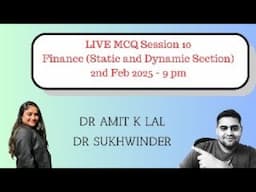 10th Live MCQ Session on Finance