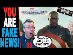 MCU Shill Claims RACIST Fans Want Anthony Mackie FIRED | Captain America: Brave New World