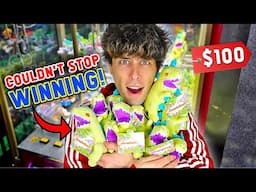 I Found A Claw Machine Where You Almost Can't Lose! (HUGE PROFIT)