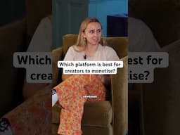 Which platform is the best for creators to monetise?