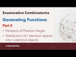 Generating Functions| Partitions of a positive integer|Identical objects into identical boxes