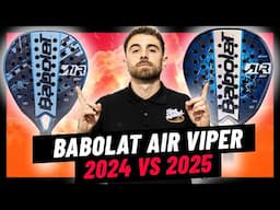 Comparativa BABOLAT Air Viper 2025 VS Air Viper 2024 ⚔️ ¿Qué diferencias tienen?