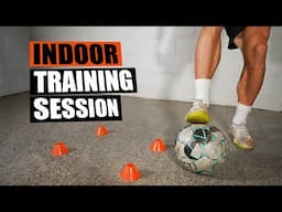 FULL Tight Space Training Session... How a Pro Footballer Trains in 5x5 Yards of Space