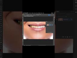 Quick Photoshop Tip: Whiten Teeth with Hue & Saturation #photoshoptutorial