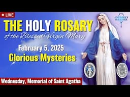 🔴 Rosary Wednesday Glorious Mysteries of the Rosary February 5, 2025 Praying together