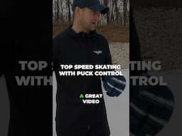 TOP SPEED SKATING WITH PUCK CONTROL #hockeycoaching #hockeytraining