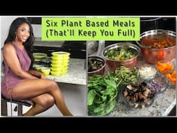 VEGAN MEAL PREP: SIX PLANT BASED MEALS | RECIPES AND TUTORIAL BY @YANAGLO