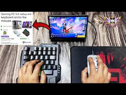 Buy budget gaming PC setup for free fire GTA5 gaming | mini PC ant mk1001 keyboard arctic fox mouse