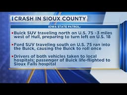 Crash In Sioux County Iowa