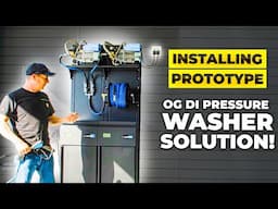 Installing the Best Pressure Washer System In My Garage | OG Dual Kranzle DI Prototype!