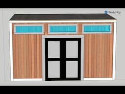 12X16 - Lean Shed Design