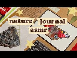 Nature Journaling ASMR - Peacock Butterfly 🦋