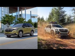 Introducing the new 2025 Subaru Forester Hybrid and the new 2026 Subaru Forester Wilderness.