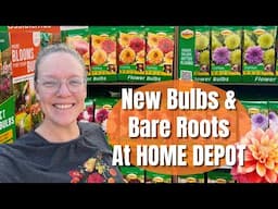 🌷Bulb & Bare Root Shopping at HOME DEPOT🌷| Best Finds for Spring Planting | She's A Mad Gardener