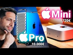 El Mejor Mac jamás creado por Apple: Mac Mini M4 (vs mi Mac Pro)