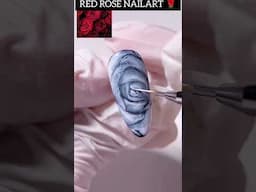 Stunning rose Nailart Design tutorial #shorts #nailart #naildesign #diynails #nailinspo #nailtech