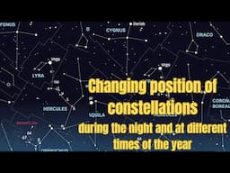 How do Constellations change in Positions