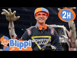 Blippi's Vroom Vroom Vehicle Show: Monster Jam Truck!  | Blippi! | Preschool Learning | Moonbug