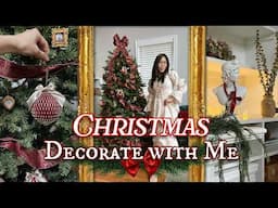 Christmas Decorate with Me | Vintage Holiday Glam, DIY & Shopping