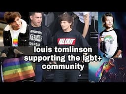 louis tomlinson supporting the lgbt+ community