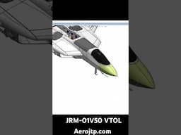 JRM-01V50 VTOL 3D Printed RC Jet #rcplane #fpv #3dprinting