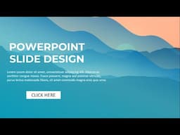 Wave PowerPoint presentation - How to make presentation in powerpoint @Enix Tutorial