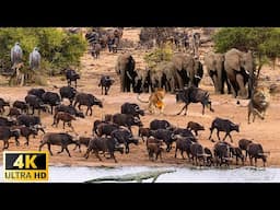 4K African Wildlife: Chobe National Park,  Botswana - Real Sounds of Africa - 4K Video Ultra HD