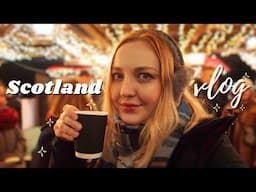 A festive trip to EDINBURGH | Islander Workshop | SCOTLAND vlog