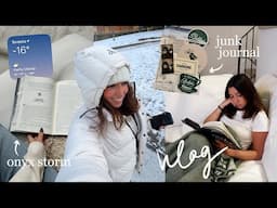 WINTER VLOG: nails, book release (mini reading vlog!) + junk journaling