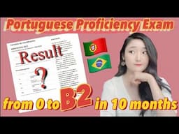 I reveal my Portuguese Exam Result! 10 months from 0