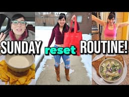 SUNDAY RESET | Weight Loss Meal Prep, Mall Cardio, New Workout Clothes, High Protein Snack