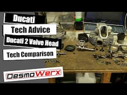 Ducati 2V Head Comparison 2003 750SS vs 2008 Hyper1100S