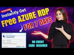 Free azure rdp | How to create free azure rdp | Microsoft azure rdp free | Free RDP 2025 | Azure RDP