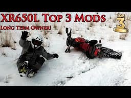 XR650L Top 3 Mods ✊ | Long Term Owners Opinion Honda XR650L