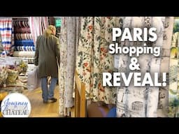 Shopping Trip to PARIS and Upholstery Fabric REVEAL!