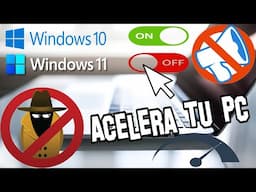 Control Total De Windows 10/11 Deshabilitando Servicios Innecesarios