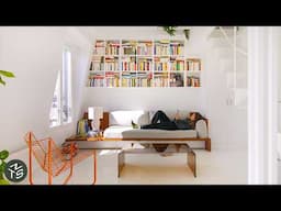 Paris Micro Loft Transformed for Father and Son, 25sqm/269sqft