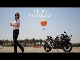 long weekend away from work | learning to ride a motorcycle | 9-5 diaries | 여성라이더