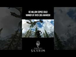 This game has sold 60 MILLION copies and has won 200 awards 🤯 #skyrim #gaming #shorts