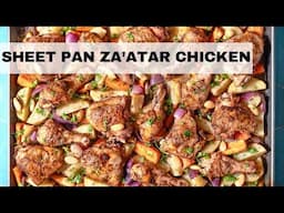 Sheet Pan Za’atar Chicken Recipe | Easy Chicken Recipe