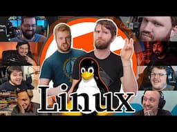 LTT's Linux Daily Driver Challenge Reaction Supercut