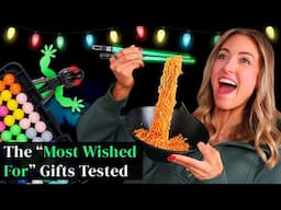 I Bought Every GIFT IDEA off AMAZON'S "MOST WISHED FOR" List - what's worth buying??