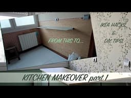 BUDGET-FRIENDLY REMODELING for a small kitchen space | DIY tips, IKEA hacks, NEW TRENDS, chit-chat