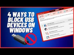 4 Ways to Block USB Devices on Windows