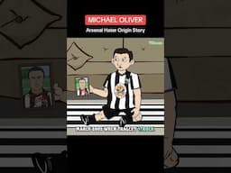 Michael Oliver - red card Arsenal hater origin story🤣 #arsenal #premierleague #football