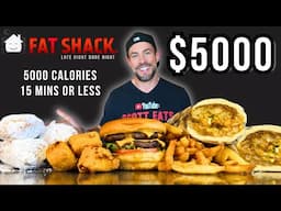 TRYING TO WIN THE $5,000 FAT SHACK 5K FOOD CHALLENGE (WITH LEG DAY BONUS!) SCOTT EATS YOUTUBE